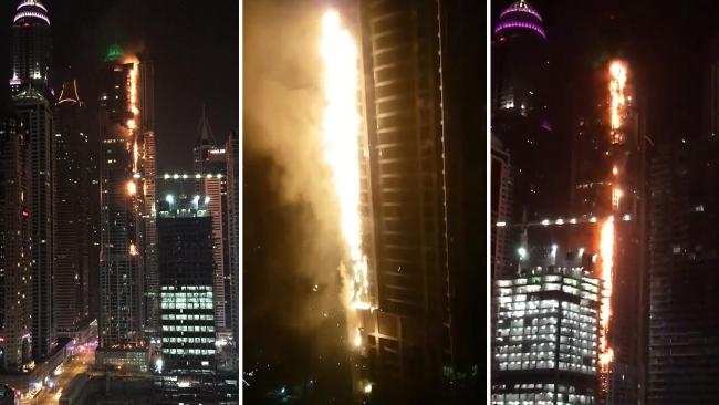  Massive fire rips through Dubai s Torch Tower 