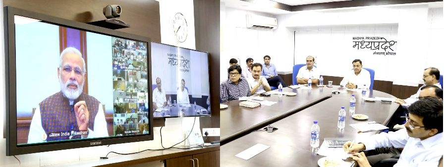 Video Conference on “New India Manthan” Concluded