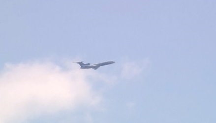  Unarmed Russian Air Force jet flies over Washington 