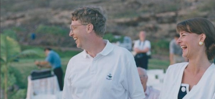 Bill Gates and his wife Melinda on Instagram!