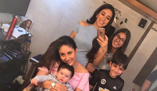 It's not all work however some fun with kiddo - Karishma Kapoor !