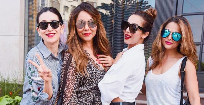  Karishma Kapoor, Malaika Arora Khan, and Amrita Kapoor joined Gauri Khan
