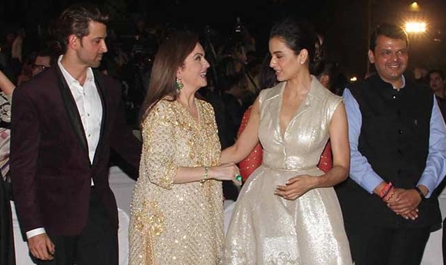 Kangana Ranaut and Hrithik Roshan in good times!