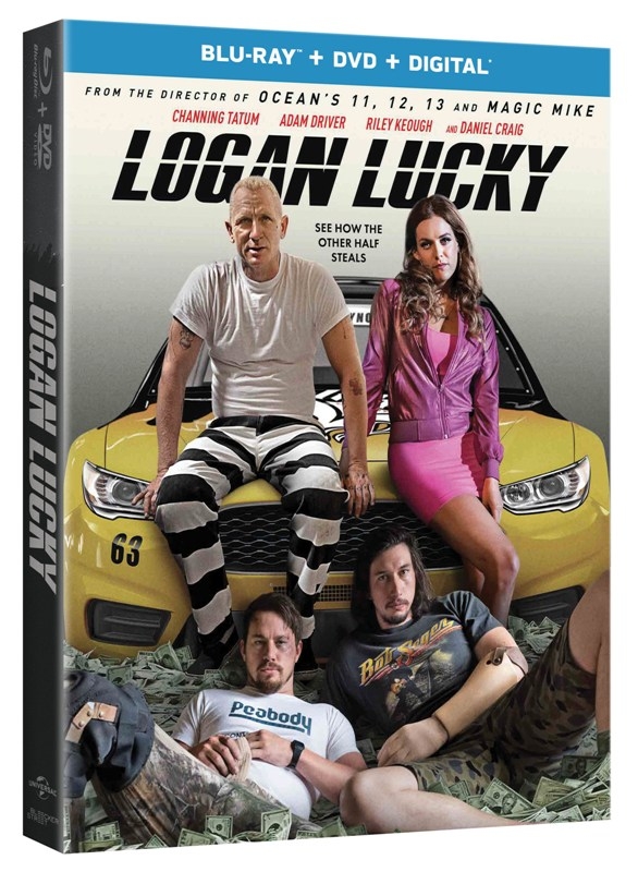 From Universal Pictures Home Entertainment: Logan Lucky 