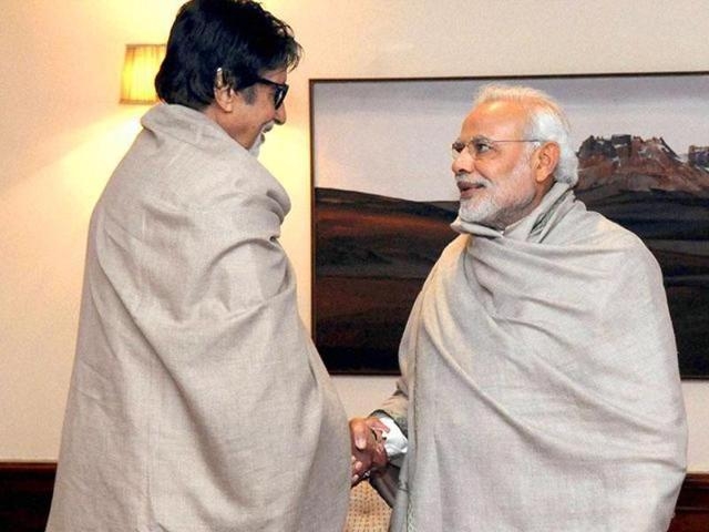  Modi wishes Amitabh on turning 75 
