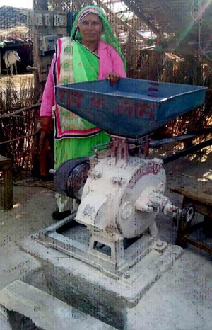 Prabhabai Earning Rs.11Thousand p.m. from Flour Mill