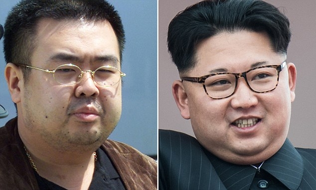 Kim Jong Nam and Kim Jong Un 