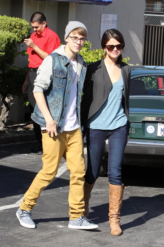 Selena and Justin (file picture)